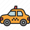 taxi, cab, service, transportation, travel, car, automobile
