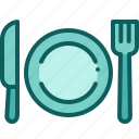 restaurant, food, dining, cutlery, dish, fork, knife