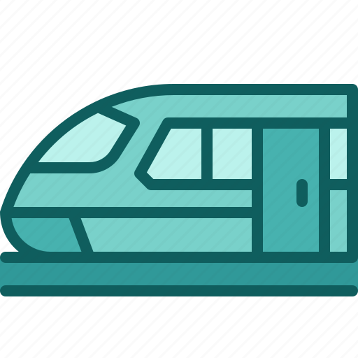 Train, bullet, high, speed, transportation, rail, travel icon - Download on Iconfinder