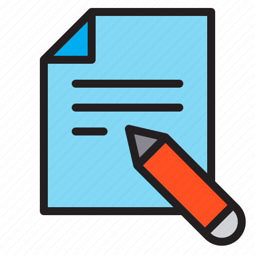 Edit, file, pencil, document icon - Download on Iconfinder