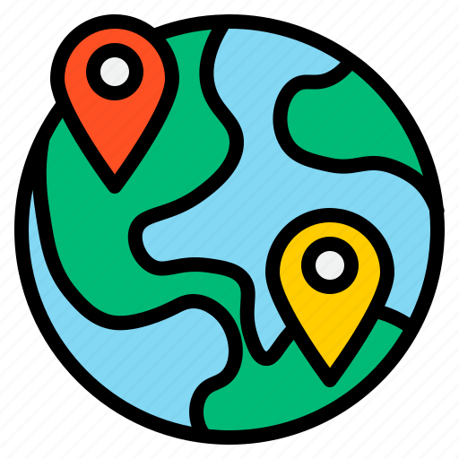 Location, world, global, map, earth icon - Download on Iconfinder