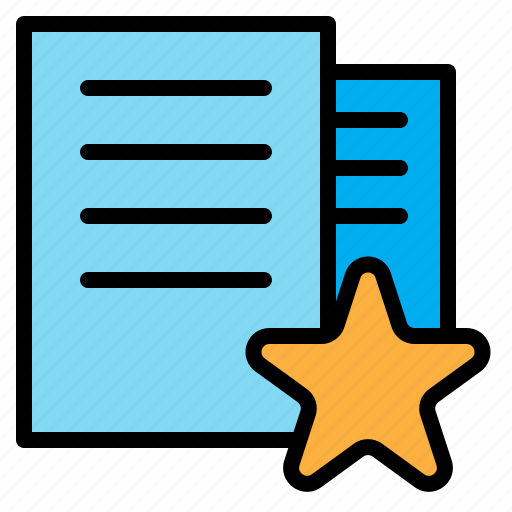 Reviews, rate, rating, star, file icon - Download on Iconfinder