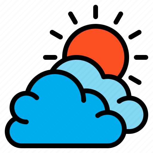 Weather, sun, cloud, suny, cloudy icon - Download on Iconfinder