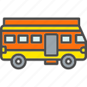 bus, car, touring, transportation, travel