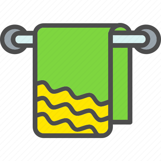 Clothes, clothing, hanger, towel icon - Download on Iconfinder