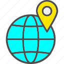 global, market, globe, location, map, marker, pin, world