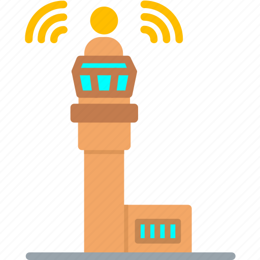 Airport, control, office, tower, air, traffic icon - Download on Iconfinder