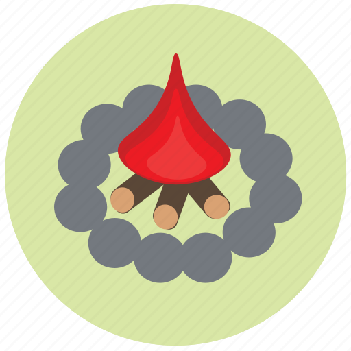 Camping, fire, travel, traveling icon - Download on Iconfinder