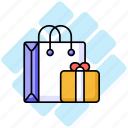 gift, hamper, bag, box, surprise, present, wrapped