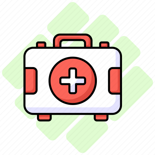 First aid, kit, case, emergency, medical, medicine, bag icon - Download on Iconfinder