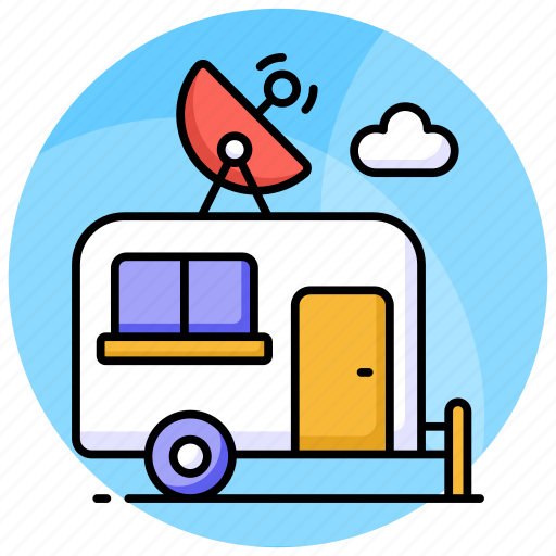Caravan, campervan, vanity, vehicle, van, traveling, auto icon - Download on Iconfinder