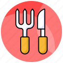 fork, knife, utensils, kitchenware, cutlery, tableware, tool