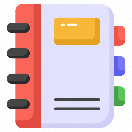 Contact, book, phone, notebook, directory, contacts, pages icon - Download on Iconfinder