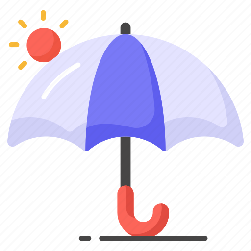 Umbrella, sunshade, parasol, canopy, sun, protection, shade icon - Download on Iconfinder