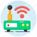 wifi, router, modem, device, broadband, signals, wireless