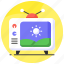 vintage, television, tv, retro, screen, antennas, channel, display 