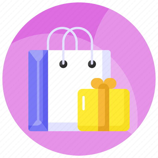 Gift, hamper, bag, box, surprise, present, wrapped icon - Download on Iconfinder