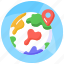 geolocation, location, marker, pointer, map, gps, navigation 