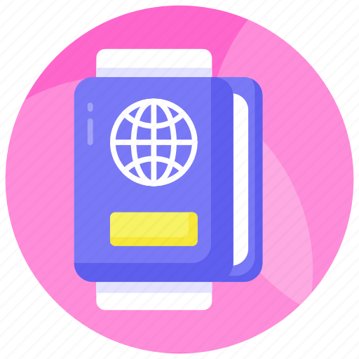 Passport, travel, pass, identity, document, international, permit icon - Download on Iconfinder