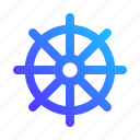 rudder, steering, wheel, cruise, ship