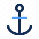 anchor, marine, ferry, boat, sailor