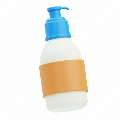 Shampoo, clean, wash, bathroom, cleaning, hygiene, cleaner 3D illustration - Download on Iconfinder