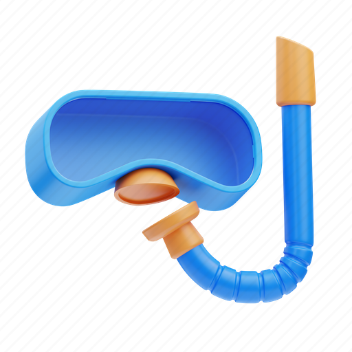 Snorkel 3D illustration - Download on Iconfinder