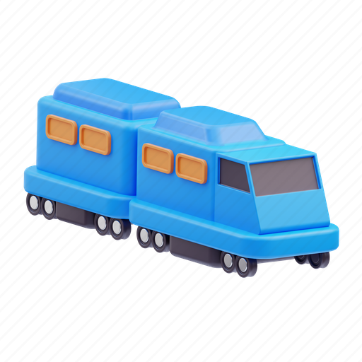 Train, tram, travel, railway, rail, vehicle, transport 3D illustration - Download on Iconfinder