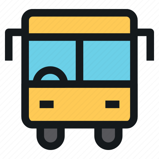Travel, holiday, vacation, bus, school, transport, public icon - Download on Iconfinder
