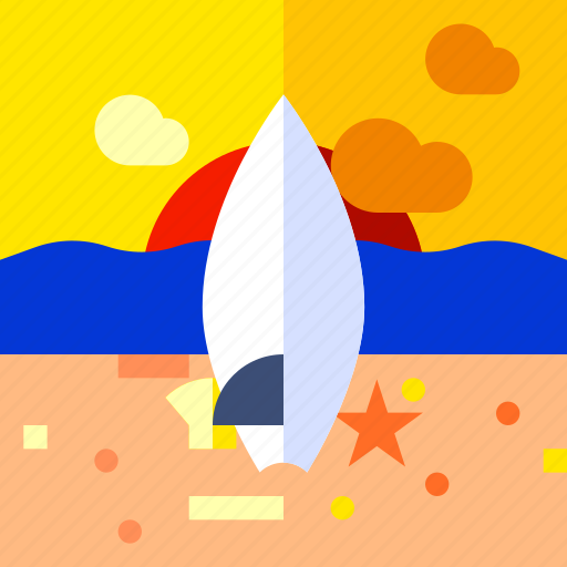 Surfboard, travel, beach, tourism, vacation icon - Download on Iconfinder