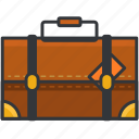 baggage, briefcase, holiday, suitcase, travel