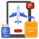 airplane, airjet, airline, mobile flight, mobile plane