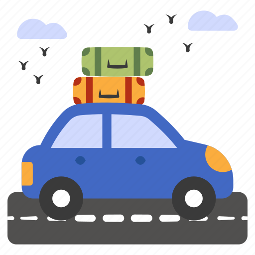 Road trip, road travel, van, transport, automobile, automotive icon - Download on Iconfinder