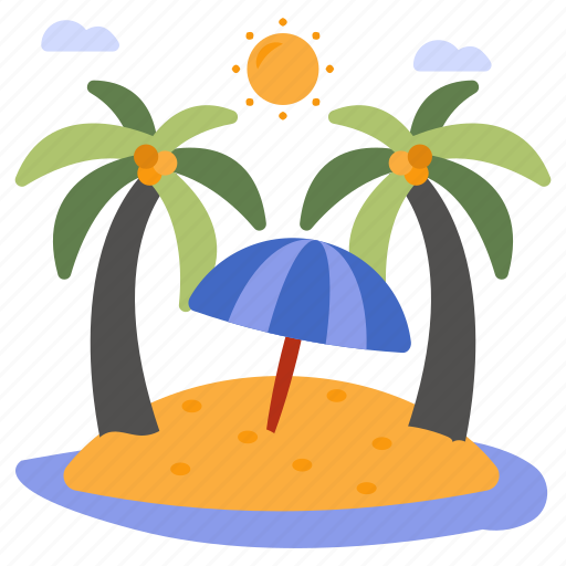 Palm tree, coconut tree, beach tree, arecaceae, island icon - Download on Iconfinder