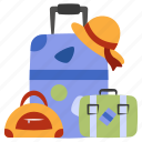 trolley bag, baggage, briefcase, suitcase, luggage