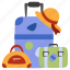 trolley bag, baggage, briefcase, suitcase, luggage 