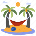 palm tree, coconut tree, beach tree, arecaceae, island
