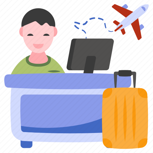 Travel agency, travel agent, travel advisor, travel bureau, tour agent icon - Download on Iconfinder