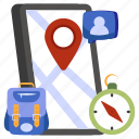 mobile map, mobile location, mobile direction, gps, navigation