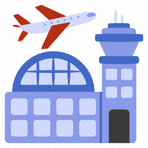 Airport, airfield, airdrome, aerodrome, airplane icon - Download on Iconfinder