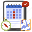 mobile schedule, planner, almanac, calendar, schedule app 