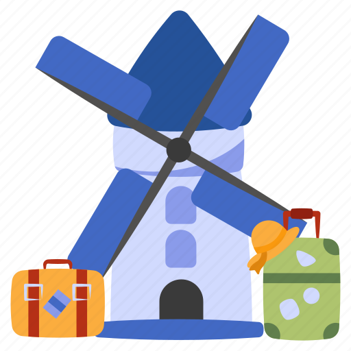 Windmill, wind turbine, wind generator, aerogenerator, wind energy icon - Download on Iconfinder