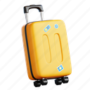 suitecase, luggage, suitcase, brifecase, holiday, vacation, travel, summer, trip 