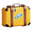 suitecase, bag, briefcase, holiday, vacation, travel, summer, trip 