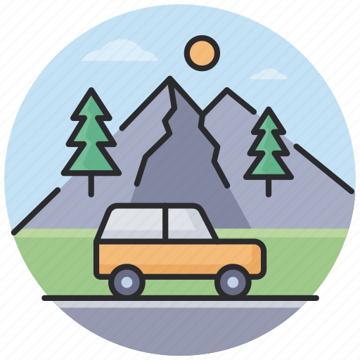 Travel, transport, vehicle, mountain, vacation, tourism icon - Download on Iconfinder
