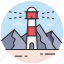 lighthouse, tower, guide, beacon 