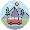 bus, travel, transport, trip, tourism, vacation, holiday