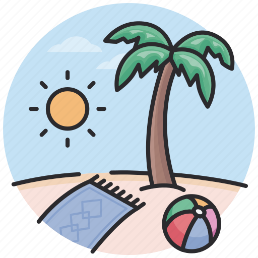 Beach, picnic, beach party, summer, vacation, holiday icon - Download on Iconfinder