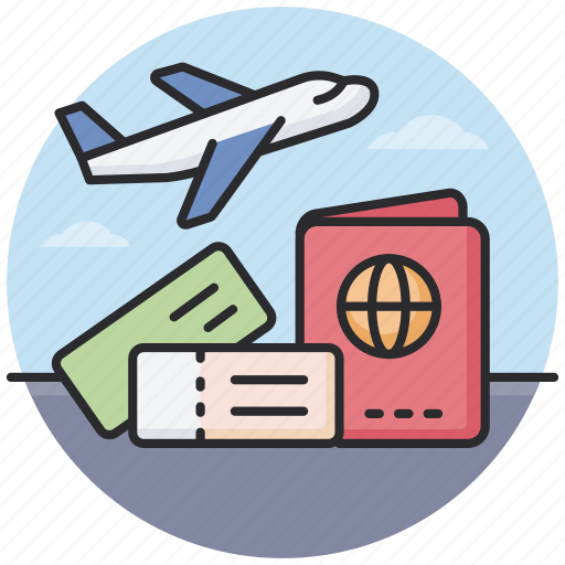 Travel, passport, tickets, air ticket, airport, vacation icon - Download on Iconfinder