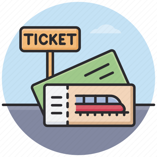 Railway ticket, train, transport, travel, transportation icon - Download on Iconfinder